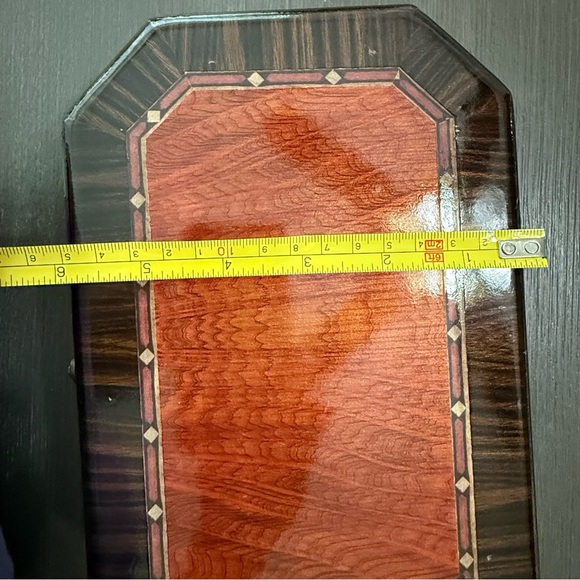 Elegant Wooden Jewelry Box with Lock - Picture 6 of 9